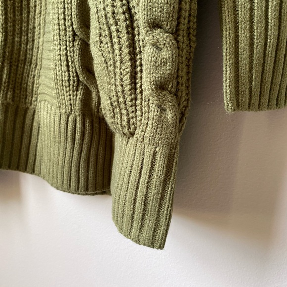 Olive Open Front Cardigan - Picture 7 of 9